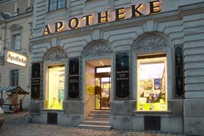 Schottenapotheke Fassade an der Freyung